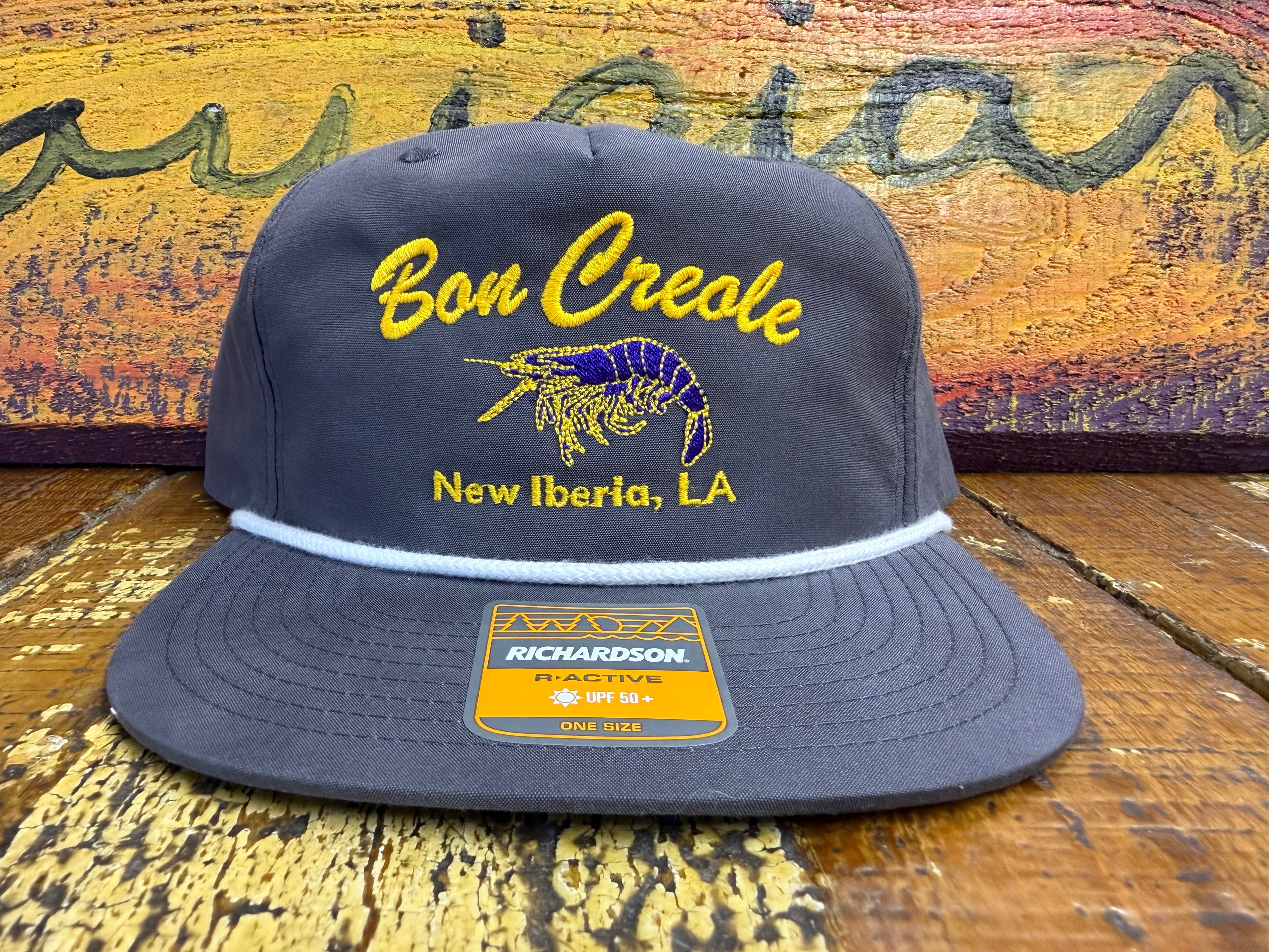 Purple/Gold over Dark Gray Hat