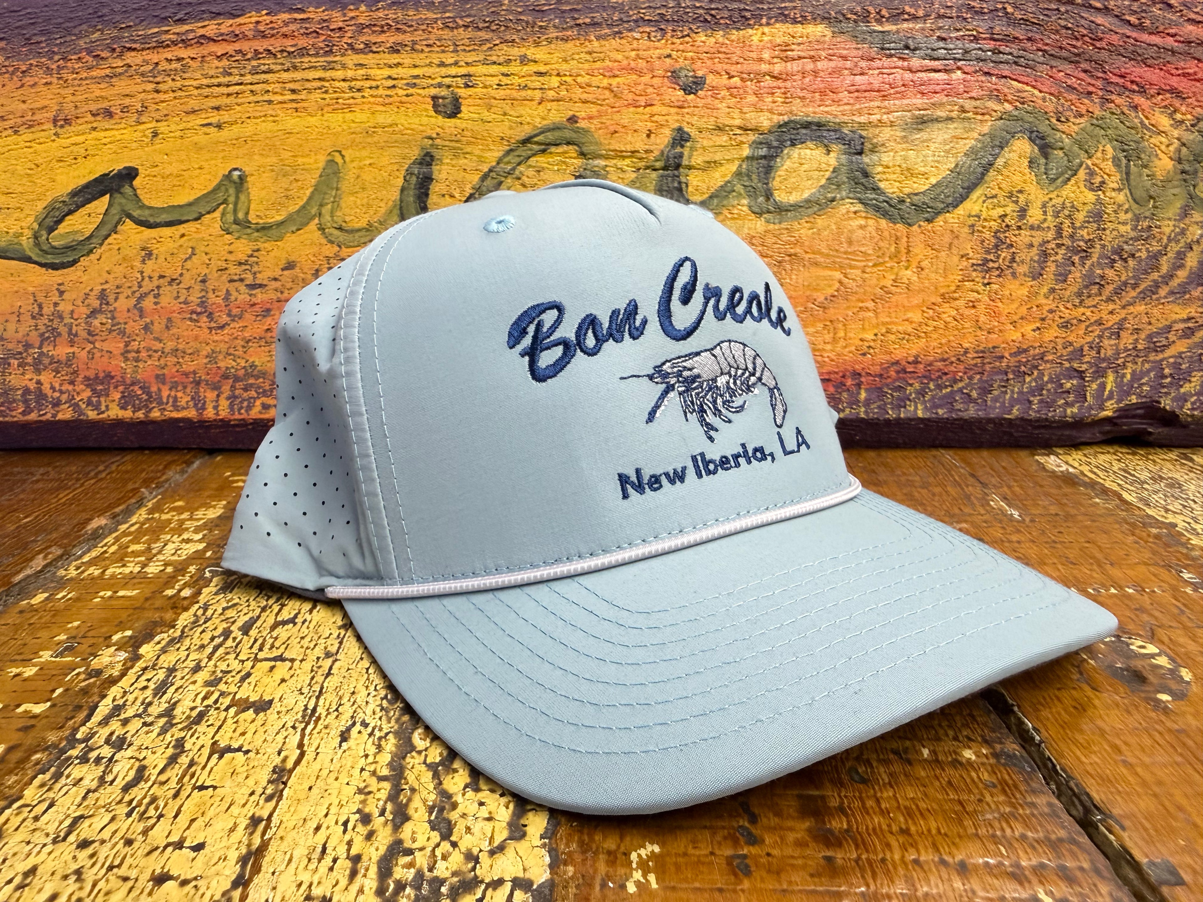 Navy over Light Gray Hat
