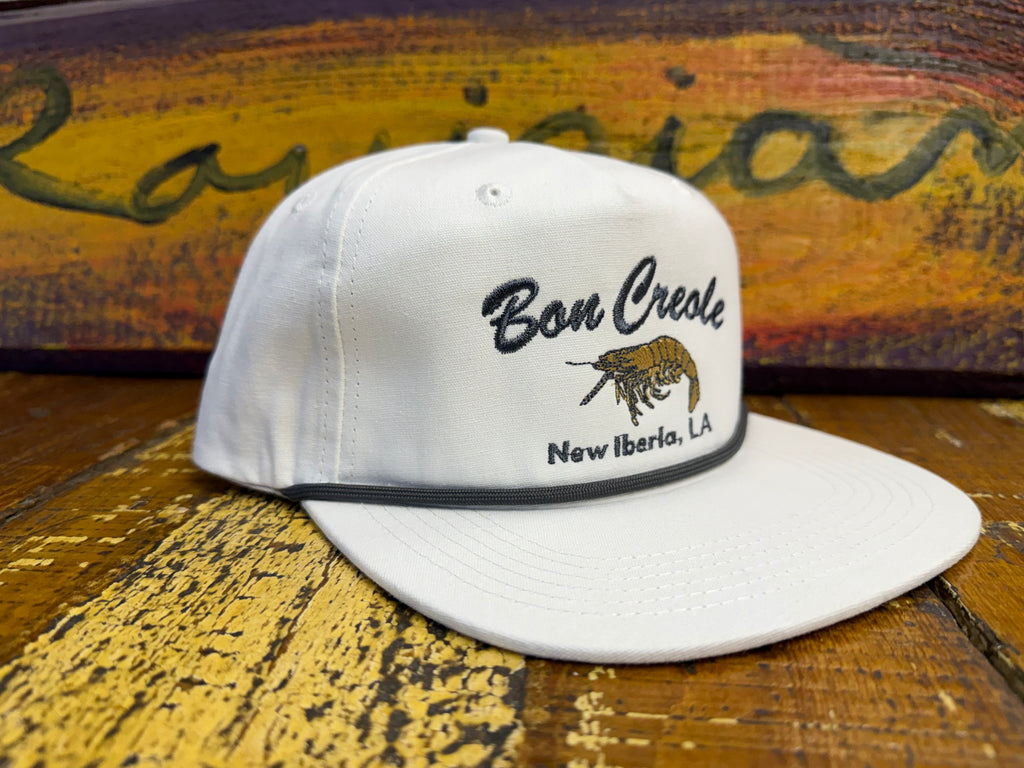 Gray/Gold over White Hat
